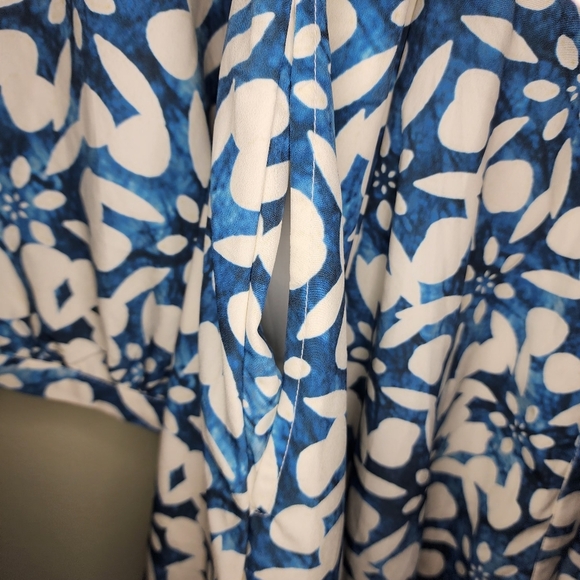 ESHAKTI dress size 18 art deco print women's dress with pockets - Picture 4 of 8